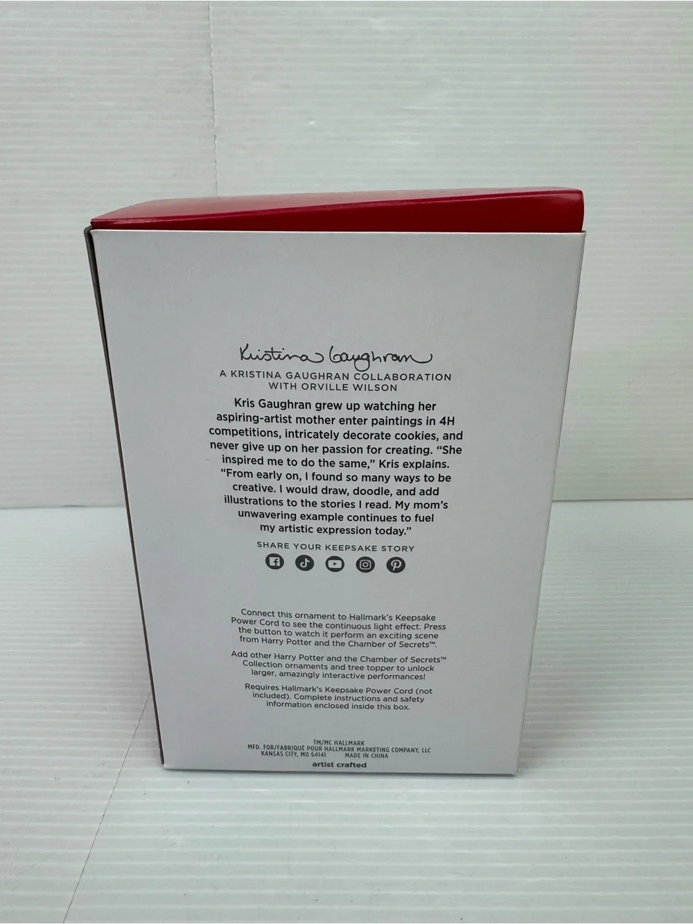 2024 Hallmark Keepsake Ornament Harry Potter Storytellers Interactive NIB Christ